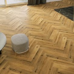 Luxury Floor Дуб Titan Herringbone Виниловый ламинат SPC