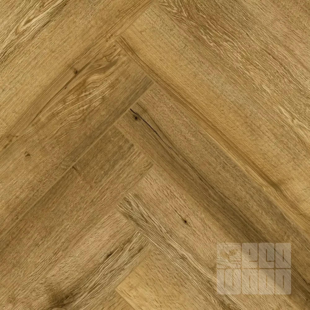 Luxury Floor Дуб Titan Herringbone Виниловый ламинат SPC