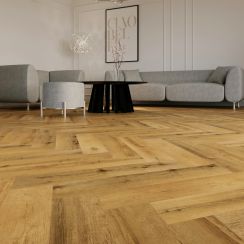 Luxury Floor Дуб Titan Herringbone Виниловый ламинат SPC