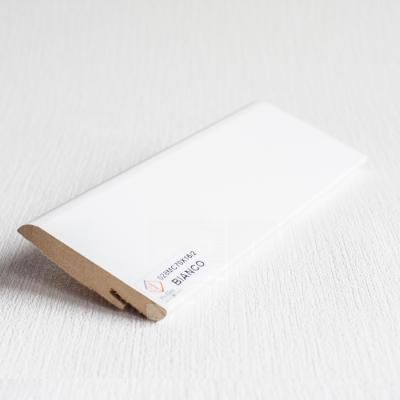 Плинтус из МДФ с цифровой печатью белый