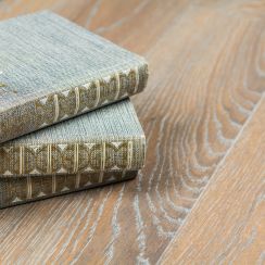 Массивная доска Дуб "венге+белый" браш