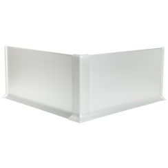 Плинтус алюминий 100 мм серебро