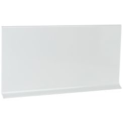 Плинтус алюминий 100 мм белый RAL 9003