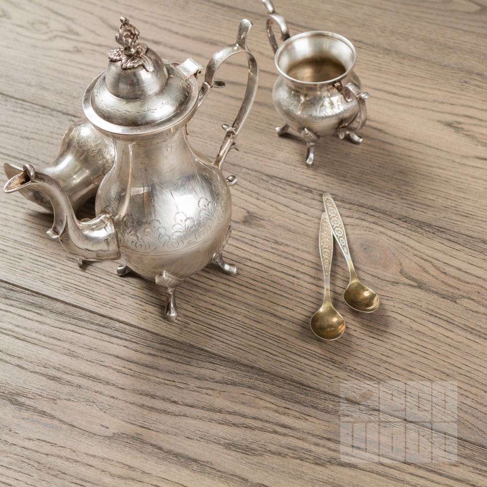 Паркетная доска Дуб Зебрано браш